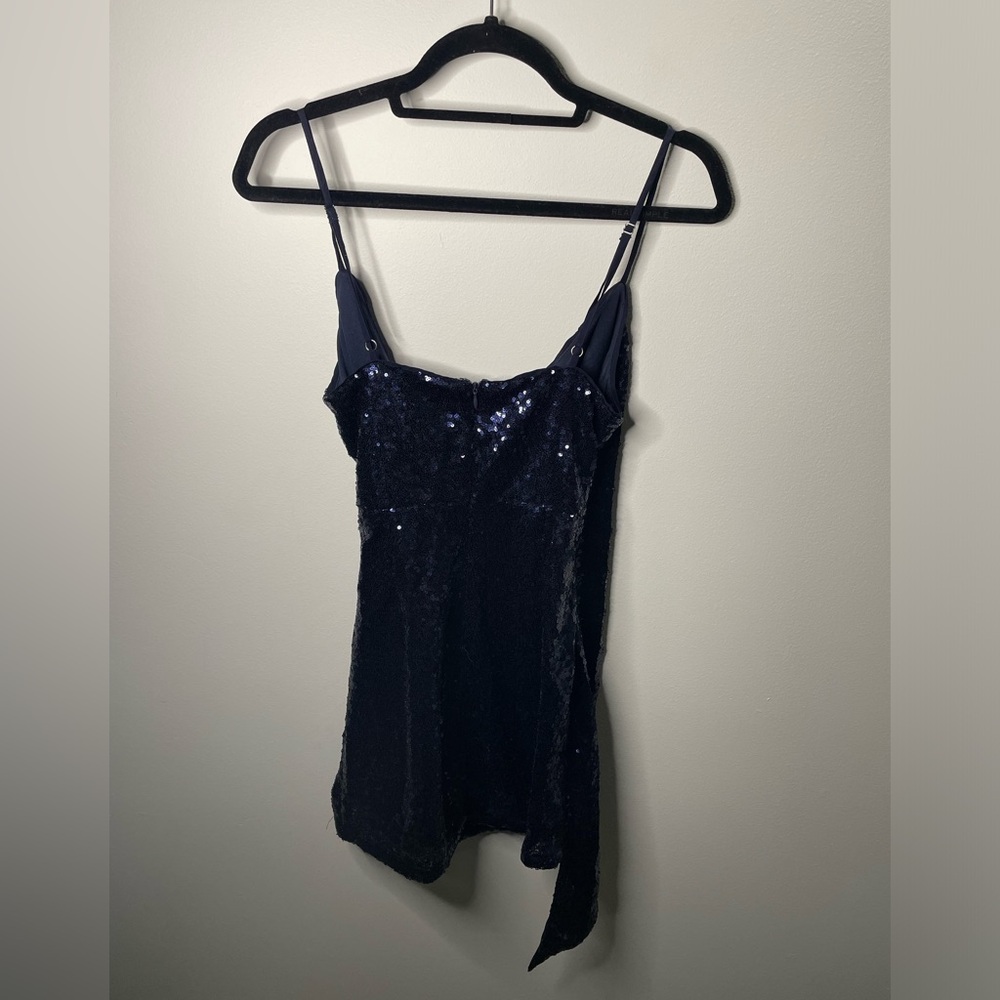 Superdown Revolve Scarlett Blue Sequin Asymmetric… - image 8